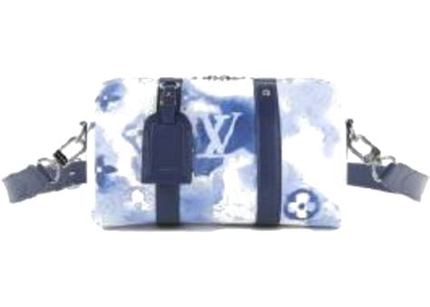 Louis Vuitton City Keepall Monogram Watercolor Blue 